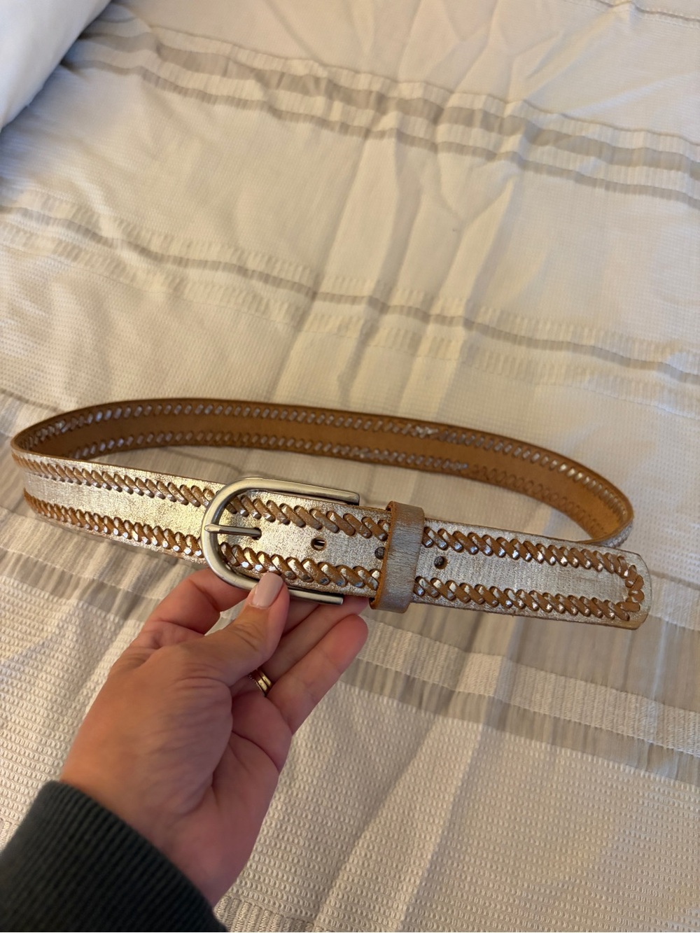 Silver belt